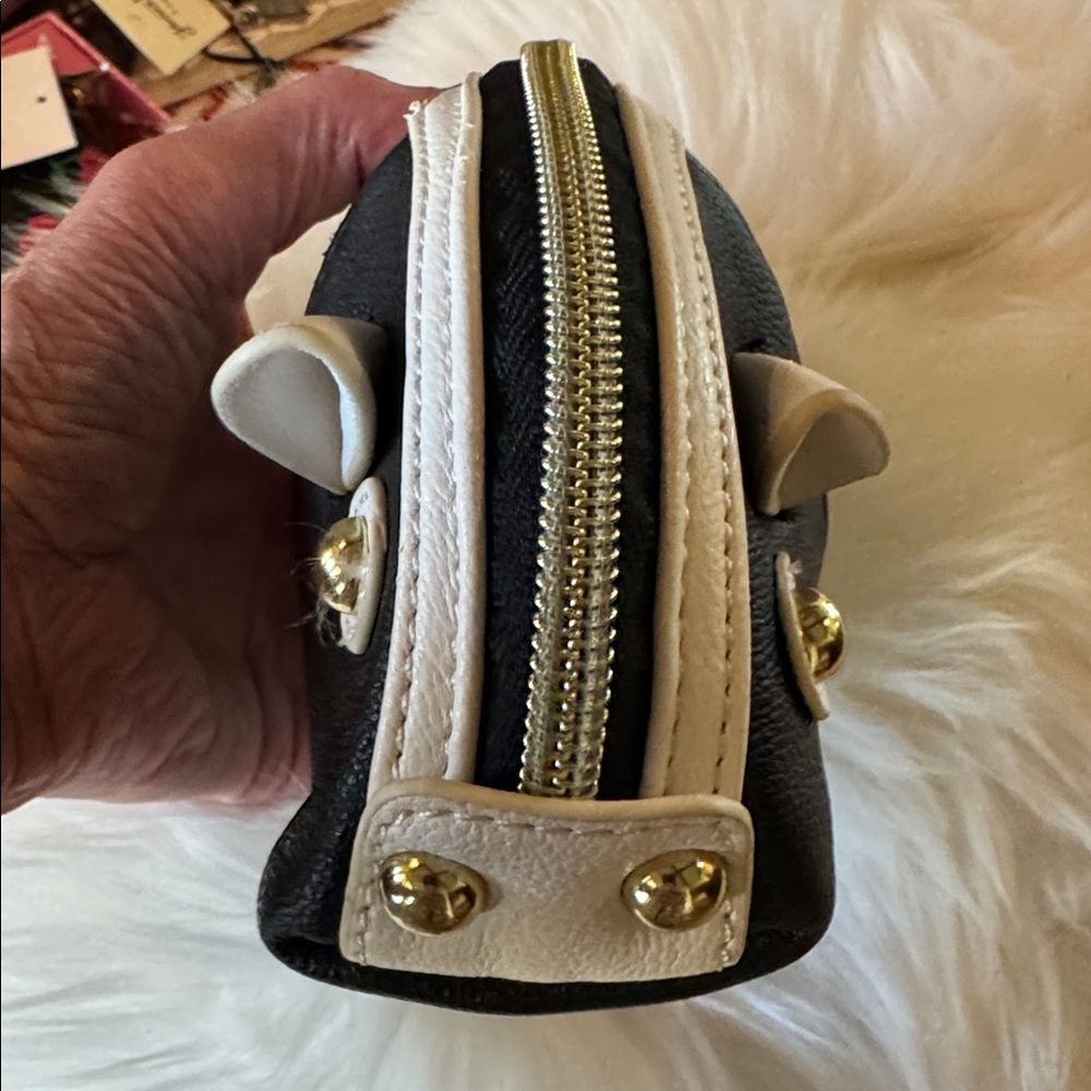 Betsey Johnson Mint and Black Quilted Cosmetic Case - Picture 7 of 7